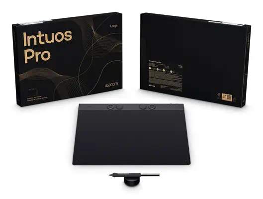 Wacom Intuos Pro Large tablette graphique Noir 349 x 195 mm USB/Bluetooth - Tablette graphique - visuel 5