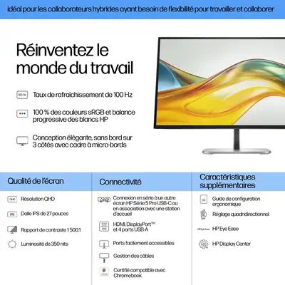 Ecran Ordinateur Series 5 Pro 9D9S0A9#ABB revendeur officiel - Certifié Compatible avec Chromebook