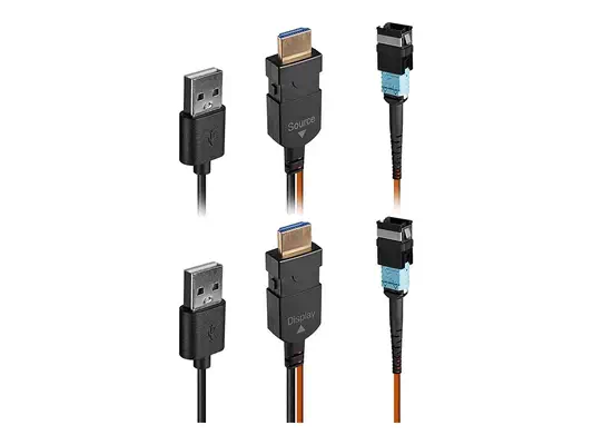 LINDY 100m MPO Fibre Optic HDMI 8K60 Extender - Lindy - Câble RJ et Fibre optique - visuel 2