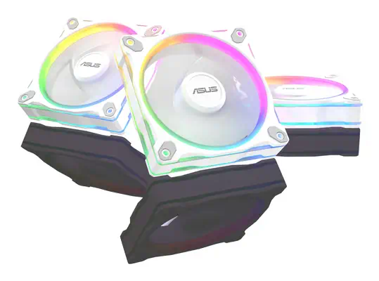 Prime MR120 Fan ARGB Reverse White 3in1 - Asus - Refroidissement PC - visuel 2