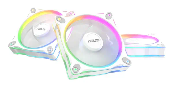 Prime MR120 Fan ARGB Reverse White 3in1 - Asus - Refroidissement PC - visuel 1
