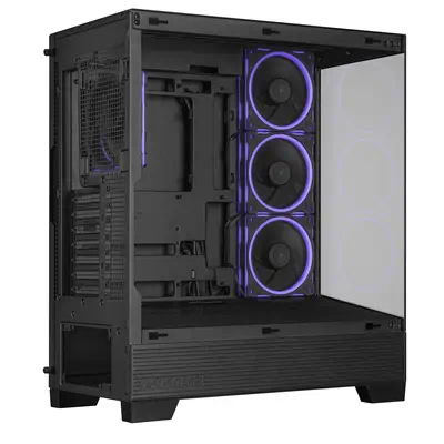 ASUS A31 Plus TG ARGB BLACK Midi Tower Noir - Asus - Boitier - visuel 5