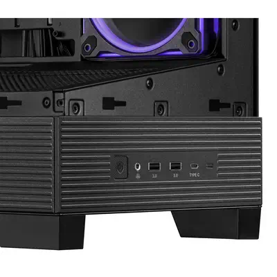 ASUS A31 Plus TG ARGB BLACK Midi Tower Noir - Asus - Boitier - visuel 7