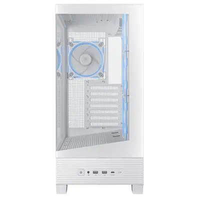 ASUS A31 Plus TG ARGB WHITE Midi Tower Blanc - Asus - Boitier - visuel 4