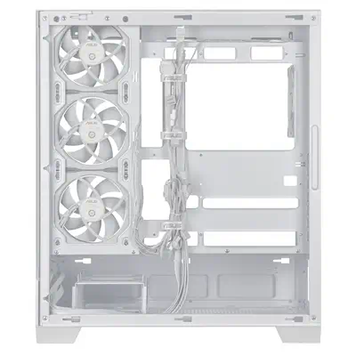 ASUS A31 Plus TG ARGB WHITE Midi Tower Blanc - Asus - Boitier - visuel 5
