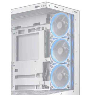 ASUS A31 Plus TG ARGB WHITE Midi Tower Blanc - Asus - Boitier - visuel 8
