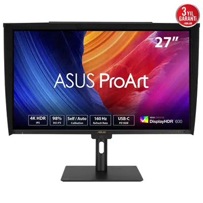 ASUS ProArt PA27UCGE écran plat de PC 68,6 cm (27") 3840 x 2160 pixels 4K Ultra HD LED Noir - Asus - Ecran Ordinateur - visuel 2