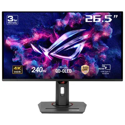 ASUS ROG Strix OLED XG27UCDMG écran plat de PC 67,3 cm (26.5") 3840 x 2160 pixels 4K Ultra HD QD-OLE - Asus - Ecran Ordinateur - visuel 1