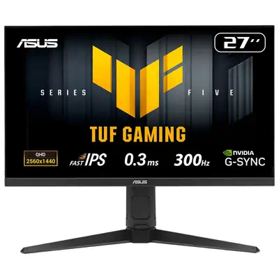 ASUS TUF Gaming VG27AQML5A écran plat de PC 68,6 cm (27") 2560 x 1440 pixels Wide Quad HD Noir - Asus - Ecran Ordinateur - visuel 1