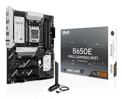 ASUS B650E MAX GAMING WIFI AMD B650 Emplacement AM5 ATX - Asus - Carte mère - visuel 1