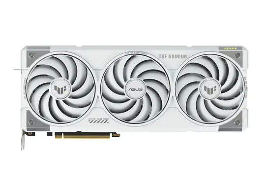 ASUS TUF Gaming GeForce RTX 5070 Ti 16Go GDDR7 White OC Edition Gaming Graphics Card PCIe 5.0 HDMI/D - Asus - Carte graphique - visuel 1