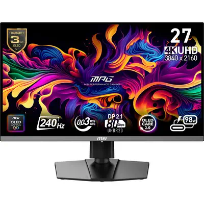 MPG 272URXDE QD-OLED - MSI - Ecran Ordinateur - visuel 1