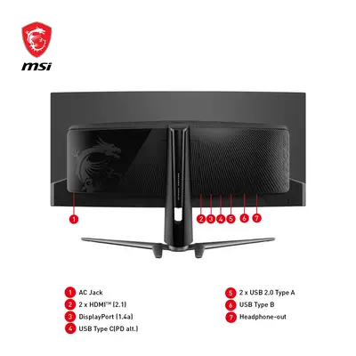 MAG 341CQPDE QD-OLED - MSI - Ecran Ordinateur - visuel 6