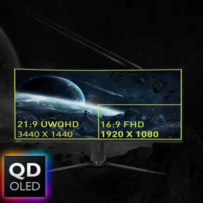MAG 341CQPDE QD-OLED - MSI - Ecran Ordinateur - visuel 7