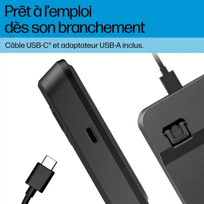 Clavier filaire rétroéclairé multi-appareil HP 405 - visuel 8