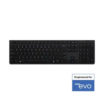 Avis Lenovo 4Y41K04031 clavier Bureau RF sans fil + Bluetooth Anglais américain Gris