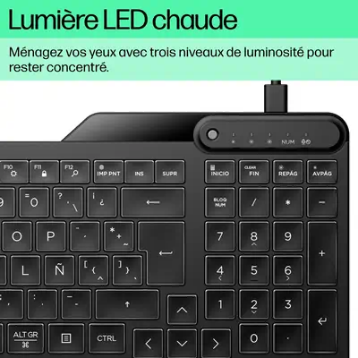 Clavier filaire rétroéclairé HP 400 - visuel 8