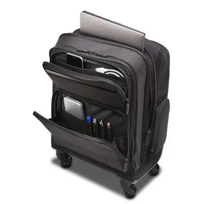 Sac à roulettes Contour™ 2.0 Pro Overnight pour Kensington - visuel 1 - hello RSE - Compartiment principal avec fermeture éclair