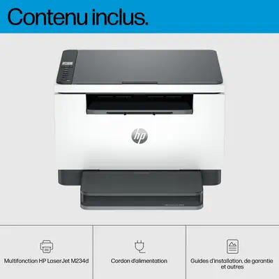 LaserJet M234d Multifunction Noir et blanc Imprimante, Copieur, Scanner; Recto verso - HP - Imprimante Laser - visuel 4