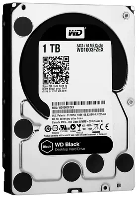 Western Digital WD1003FZEX disque dur 1 To 7200 tr/min 64 Mo 3.5" Série ATA III - Disque dur Interne - visuel 2