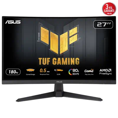 ASUS TUF Gaming VG27WQ3B écran plat de PC 68,6 cm (27") 2560 x 1440 pixels Quad HD LCD Noir - Asus - Ecran Ordinateur - visuel 1