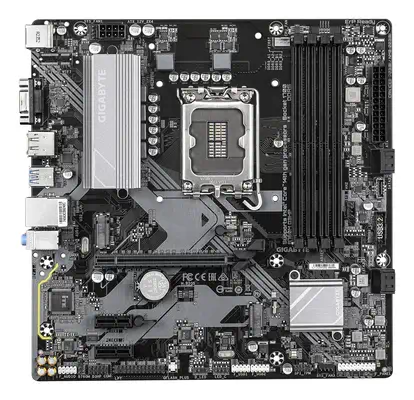 B760M D3HP Carte Mère - Processeurs Intel Core 14ème Génération, VRM 4+1+1 phases, jusqu'à 5600 MHz  - Gigabyte - Carte mère - visuel 2