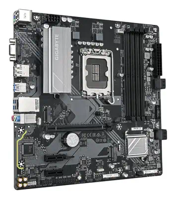 B760M D3HP Carte Mère - Processeurs Intel Core 14ème Génération, VRM 4+1+1 phases, jusqu'à 5600 MHz  - Gigabyte - Carte mère - visuel 3