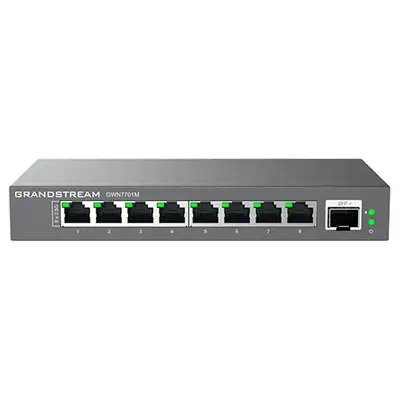 Grandstream Networks GWN7701M commutateur réseau Non-géré 2.5G Ethernet (100/1000/2500) Noir - Switchs et Hubs - visuel 2