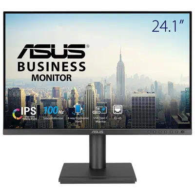 ASUS BE248CFN écran plat de PC 61,2 cm (24.1") 1920 x 1200 pixels WUXGA LCD Noir - Asus - Ecran Ordinateur - visuel 1