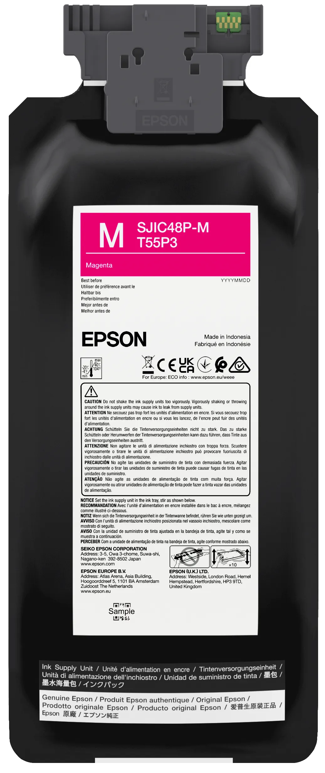 Epson SJIC48P-M cartouche d'encre 1 pièce(s) Original Magenta - Toner - visuel 1