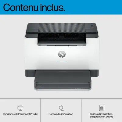 LaserJet M207dw Sans fil Noir et blanc Imprimante, Recto verso - HP - Imprimante Laser - visuel 4