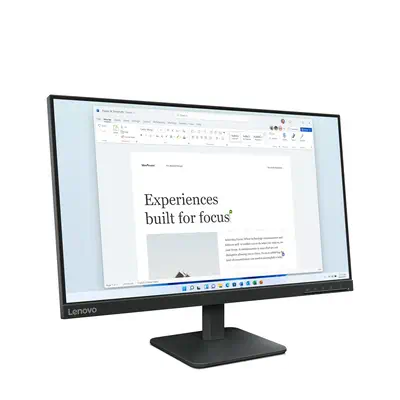 Lenovo L24-4e écran plat de PC 60,5 cm (23.8") 1920 x 1080 pixels Full HD LCD Noir - Ecran Ordinateur - visuel 2