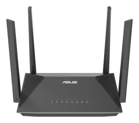 ASUS RT-AX52 Pro AX3000 routeur sans fil Gigabit Ethernet Bi-bande (2,4 GHz / 5 GHz) Noir - Asus - Routeur - visuel 1