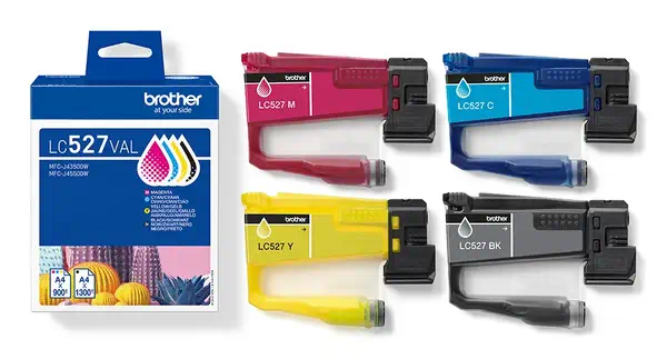 Brother LC-527VAL cartouche d'encre 4 pièce(s) Original Noir, Cyan, Magenta, Jaune - Cartouches d'encre - visuel 3