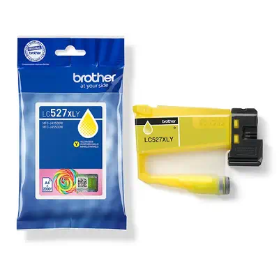 Brother LC-527XLY cartouche d'encre 1 pièce(s) Original Rendement élevé (XL) Jaune - Cartouches d'encre - visuel 3