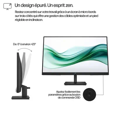 Moniteur FHD 23,8 pouces HP Series 3 Pro - 324pv - Ecran Ordinateur - visuel 5