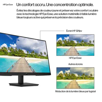 Moniteur FHD 23,8 pouces HP Series 3 Pro - 324pv - Ecran Ordinateur - visuel 7