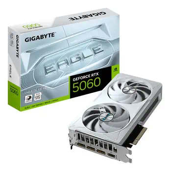 GeForce RTX 5060 EAGLE OC ICE 8G Carte Graphique - 8GB GDDR7, 128bit, PCI-E 5.0, 2550 MHz Fréquence livraison rapide