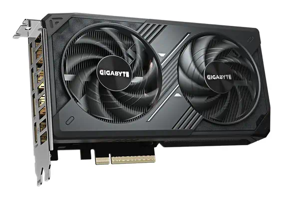 GeForce RTX 5060 WINDFORCE 8G Carte Graphique - 8GB GDDR7, 128bit, PCI-E 5.0, 2497 MHz Fréquence du  - Gigabyte - Carte graphique - visuel 3