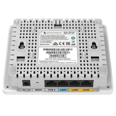 Grandstream Networks GWN7604 point d'accès réseaux locaux sans fil 867 Mbit/s Blanc Connexion Ethern - Borne Wifi - visuel 6