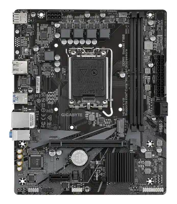 H610M K V2 Carte mère - Processeurs Intel Core 14ᵉ génération, jusqu'à 5600 MHz DDR5, 1xPCIe 3.0 M.2 - Gigabyte - visuel 2