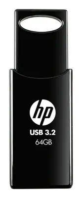 HP 712w lecteur USB flash 64 Go USB Type-A 3.2 Gen 1 (3.1 Gen 1) Noir - Clé USB - visuel 1