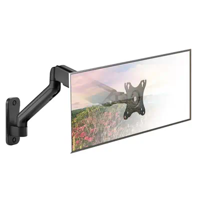 Techly ICA-LCD G112E support d'écran plat pour bureau 81,3 cm (32") Mur Noir - Accessoire Moniteur - visuel 2