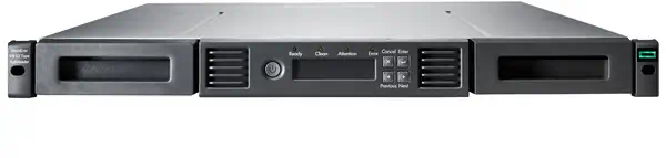 Storage MSL 1/8 Tape Autoloader 1x MSL LTO-8 SAS Drive 5x LTO-8 30TB Data Cartridges - HP - Lecteur de bande - visuel 1