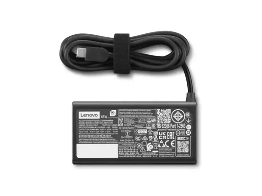 Lenovo 4X21S91187 adaptateur de puissance & onduleur Intérieure 65 W Noir - Chargeur et alimentation - visuel 2