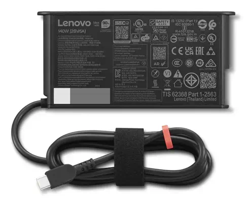 Lenovo 4X21U28818 adaptateur de puissance & onduleur Intérieure 140 W Noir - Batterie - visuel 2
