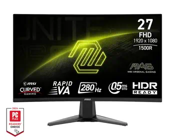 MSI MAG 276CXF écran plat de PC 68,6 cm (27") 1920 x 1080 pixels Full HD LCD Noir achat responsable