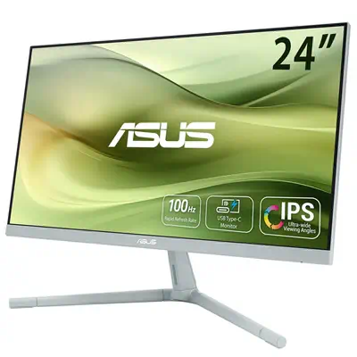 ASUS VU249CFE-G écran plat de PC 60,5 cm (23.8") 1920 x 1080 pixels Full HD LCD Vert, Gris - Asus - Ecran Ordinateur - visuel 1