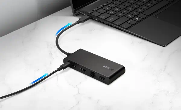 Dual 4K USB-C Dock DC201 - Asus - Station d'accueil pour portable - visuel 8