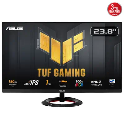 ASUS TUF Gaming VG249Q3R écran plat de PC 60,5 cm (23.8") 1920 x 1080 pixels Full HD LCD Noir - Asus - Ecran Ordinateur - visuel 1